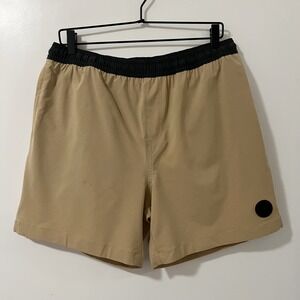 Chubbies The Fiddlesticks 5.5 Gym Swim 2.0 Shorts Mens XL Tan Beige